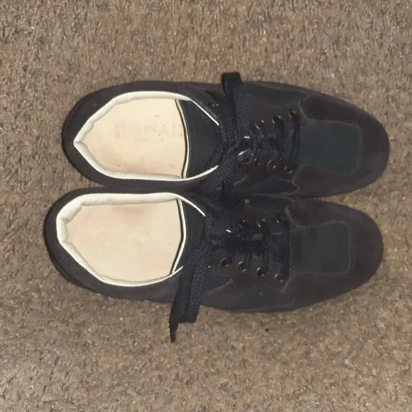 HOGAN-Blue Suede/Textile Sneakers-BN105-Size 6.5 UK-39 EU-8.5 US Woman-7 Men-EX - Picture 6 of 8